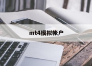 mt4模拟帐户(mt4模拟交易软件下载手机版)